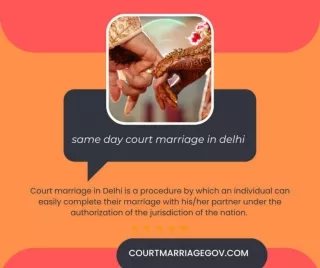same day court marriage in delhi