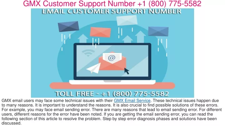 gmx customer support number 1 800 775 5582