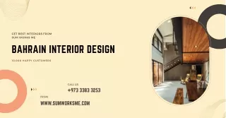 Beautify your space  with our best interior design service in Bahrain