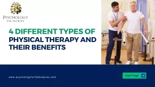 6 Different Types of Physical Therapy and Their Benefits
