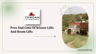 Pros And Cons Of Scissor Lifts And Boom Lifts