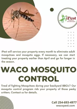 WACO MOSQUITO CONTROL