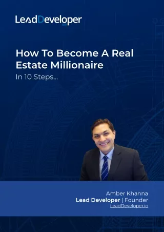 How To Become A Real Estate Millionaire In 10 Steps?