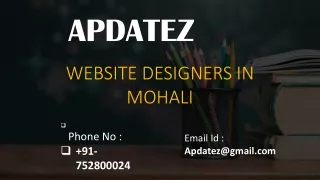 Website Designers in Mohali