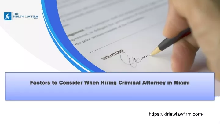 factors to consider when hiring criminal attorney