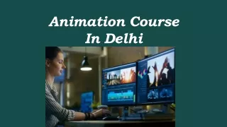 animation course in delhi