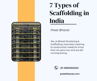 7 Types of Scaffolding in India