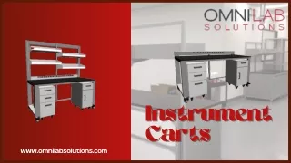 OMNI Lab Solutions Presents Mobile Instrument Carts