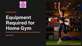 Equipment Required for Home Gym - Stamina Grid