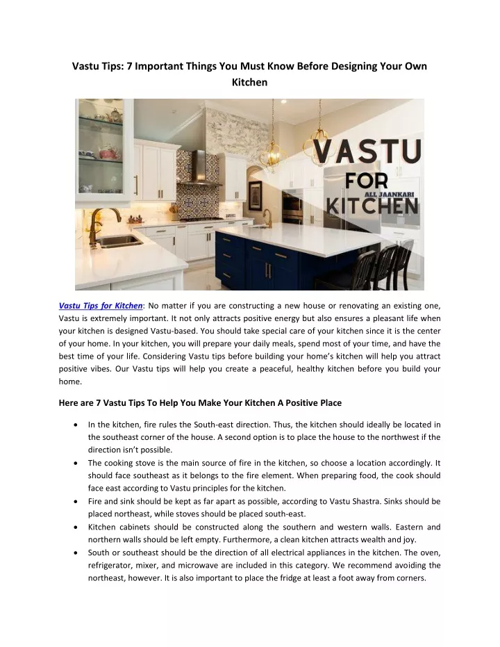 vastu tips 7 important things you must know