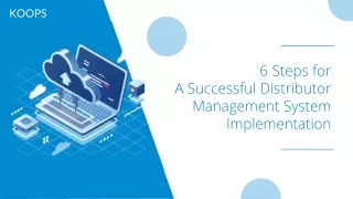 Distributor management system