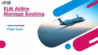KLM Airline Manage Booking  1-844-868-8303