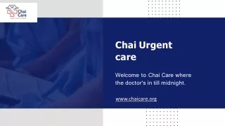 chai urgent care