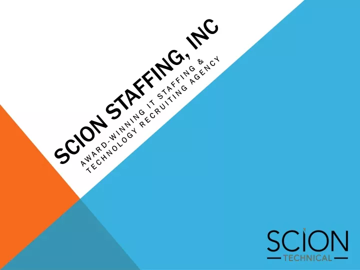 scion staffing inc