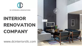 Interior Renovation Company | Dc Interiors & Renovations
