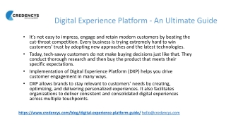 digital experience platform an ultimate guide