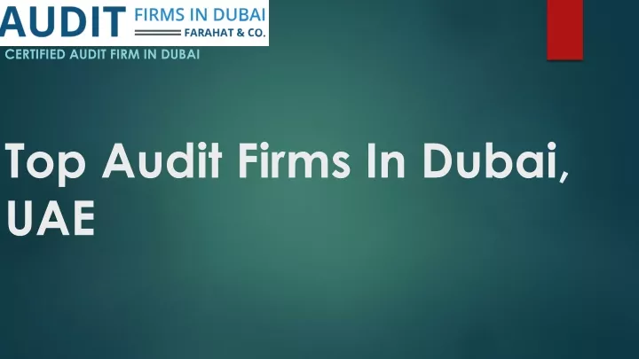 top audit firms in dubai uae