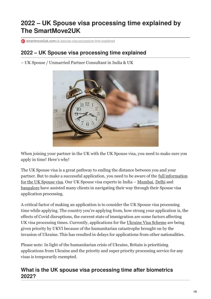 2022 uk spouse visa processing time explained