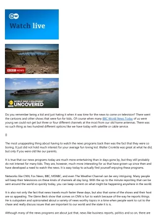 10 Secrets About BBC World News Today You Can Learn From TV
