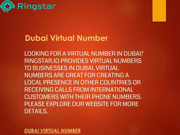 dubai virtual number