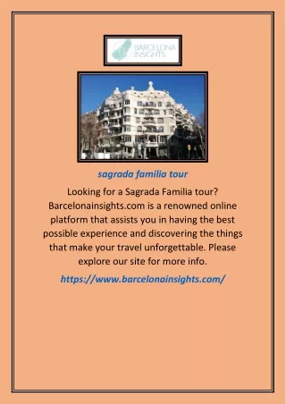 sagrada familia tour