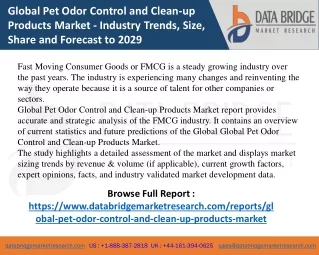 global pet odor control and clean up products