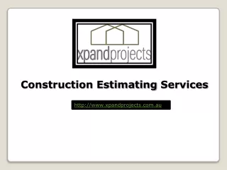 construction estimating services