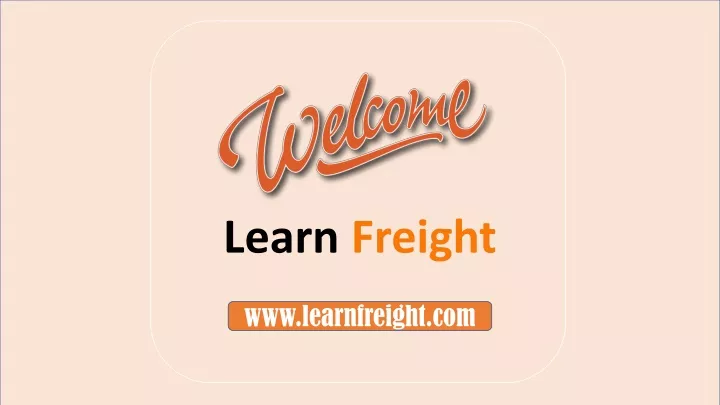 learn freight