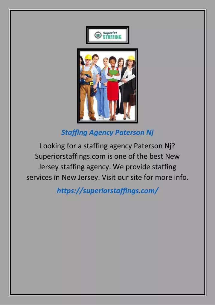 staffing agency paterson nj