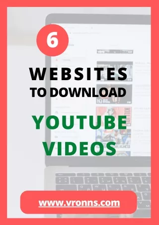 Download a YouTube video by using an online downloader site