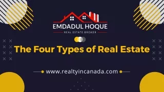 the four types of real estate