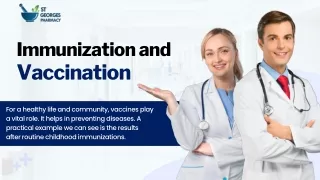 Immunization and Vaccination - St Georges Pharmacy