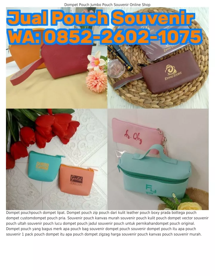 dompet pouch jumbo pouch souvenir online shop