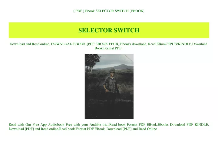 pdf ebook selector switch ebook