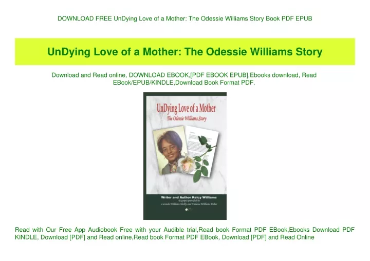 download free undying love of a mother