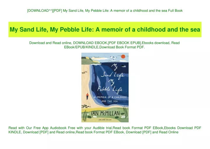 download pdf my sand life my pebble life a memoir