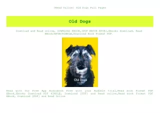 {Read Online} Old Dogs Full Pages