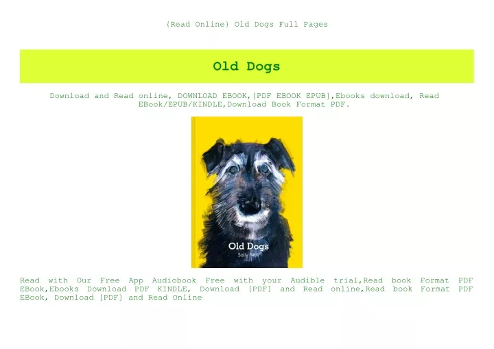 read online old dogs full pages