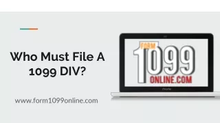 who must file a 1099 div