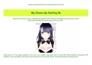 {epub download} My Dress-Up Darling 06 [W.O.R.D]