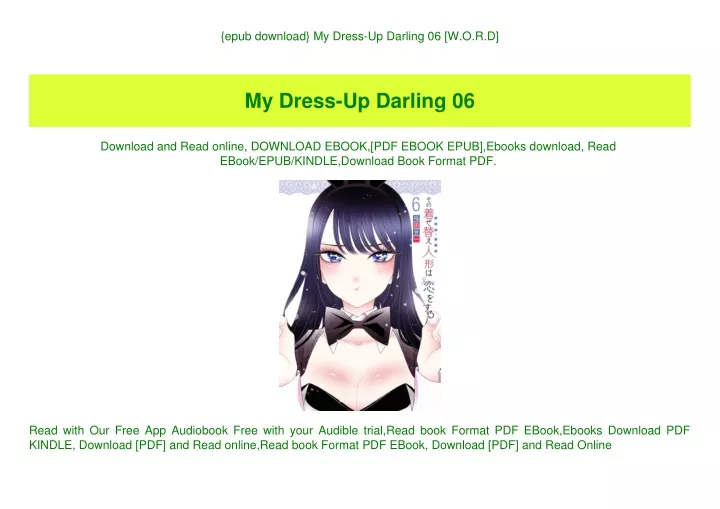 epub download my dress up darling 06 w o r d