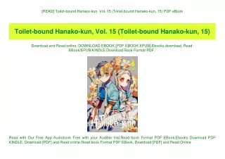 [READ] Toilet-bound Hanako-kun  Vol. 15 (Toilet-bound Hanako-kun  15) PDF eBook