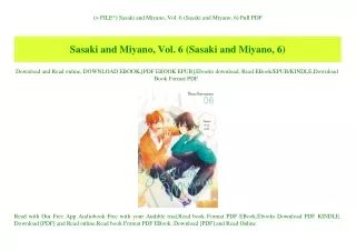 (P.D.F. FILE) Sasaki and Miyano  Vol. 6 (Sasaki and Miyano  6) Full PDF