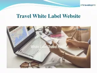 travel white label website