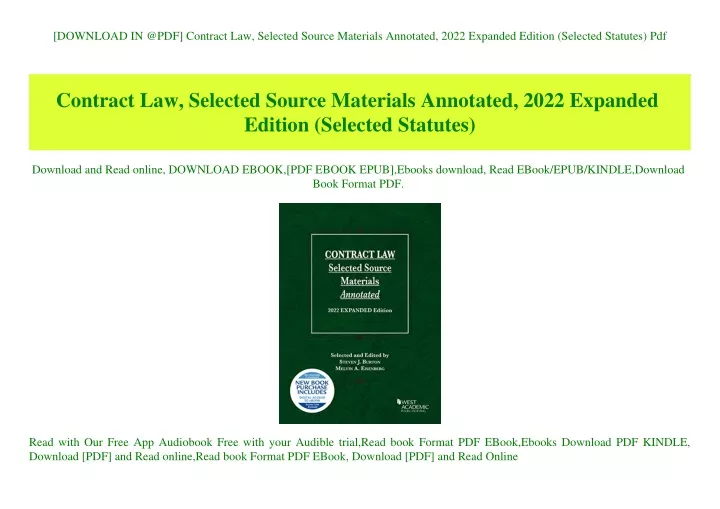 download in @pdf contract law selected source