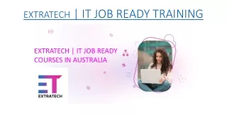 Extratech - IT Job Ready Program