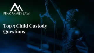 top 5 child custody questions