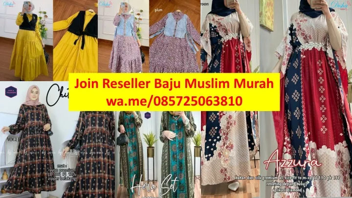 join reseller baju muslim murah wa me 085725063810