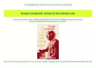 Free [epub]$$ Evelyn Underhill Artist of the Infinite Life (Ebook pdf)