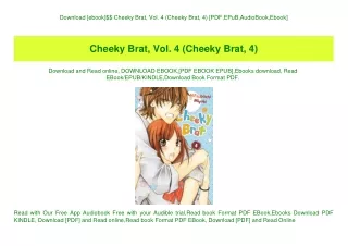 Download [ebook]$$ Cheeky Brat  Vol. 4 (Cheeky Brat  4) [PDF EPuB AudioBook Ebook]